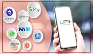 Mobile retailer covering a UPI QR code during the No UPI Day protest