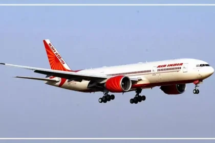 Air India passenger aircraft at an airport as fuel surcharges increase