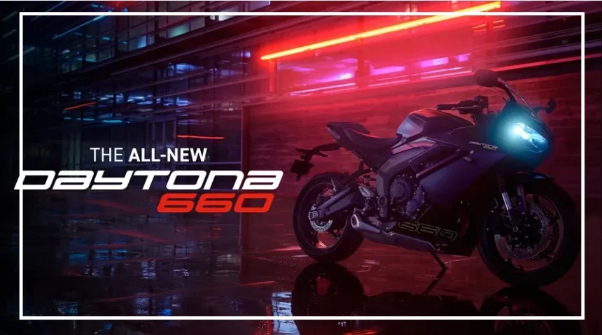 2026 Triumph Daytona 660 motorcycle with updated features and new colour options
