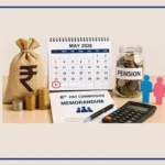 Retired employees discussing 8th Pay Commission pension rules and pension revision demands