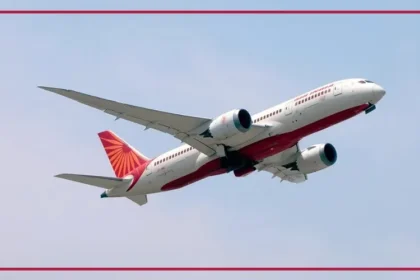 Air India Boeing 787-8 aircraft for the new non-stop Delhi to Osaka flight service
