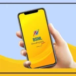 BSNL mobile user checking plan validity and data balance on a smartphone