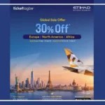 Etihad Flight Sale offering up to 30 percent off international fares