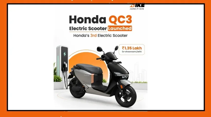 Honda QC3 electric scooter with 145km claimed range