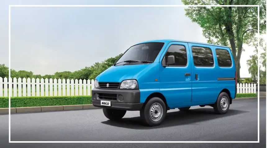 Maruti Suzuki Eeco van on a road