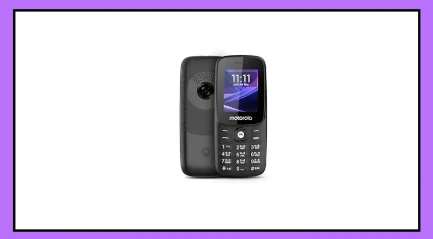 moto A300 2026 feature phone with 2-inch display and 1000mAh battery