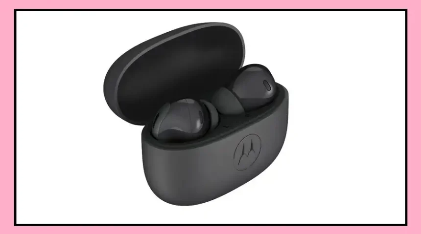 Moto Buds 2 Fusion wireless earbuds with charging case