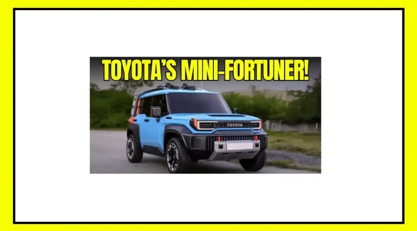 Toyota Mini Fortuner upcoming mid-size SUV expected for India