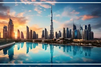 Dubai Airport immigration officers using the Click and Travel mobile service