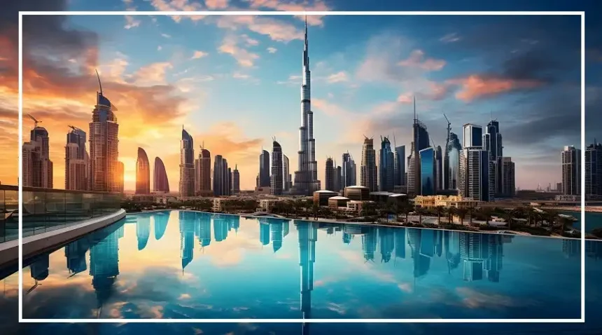 Dubai Airport immigration officers using the Click and Travel mobile service