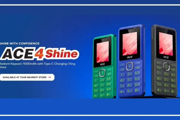itel ACE 4 Shine feature phone with keypad and 1000mAh battery