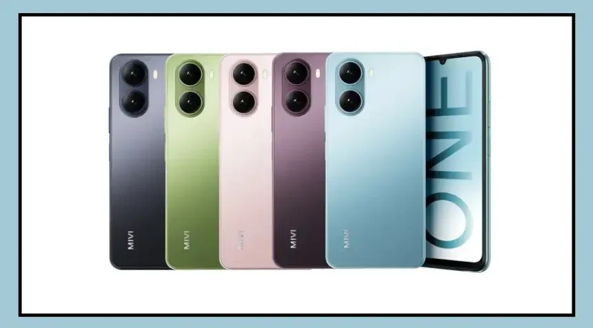 Mivi One 5G smartphone with 6000mAh battery and Snapdragon 4 Gen 2