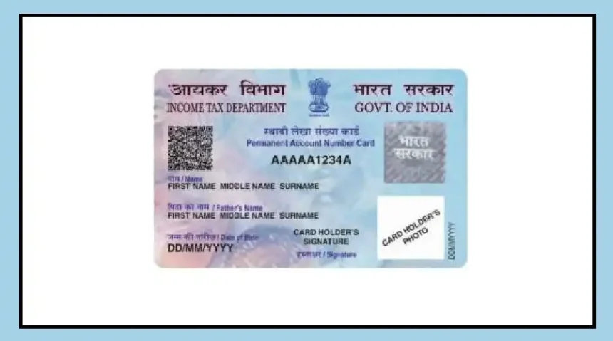 PAN Card photo and signature update process online