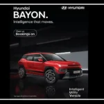 India-spec Hyundai Bayon SUV featuring dual curved displays and modern exterior styling