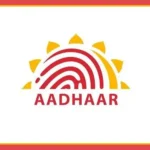 Aadhaar card showing the address section and details related to an address update