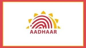 Aadhaar card showing the address section and details related to an address update