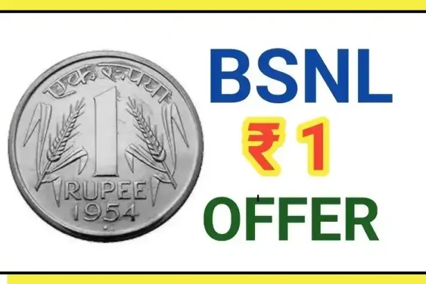 BSNL Freedom 2.0 prepaid mobile offer with ₹1 introductory recharge