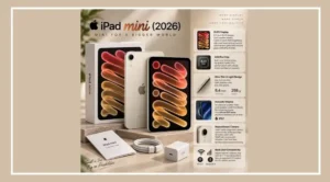 Apple iPad mini 2026 featuring an 8.5-inch OLED display and A20 Pro chip