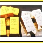 Gold jewellery and silver bars representing the recovery in precious metal prices in India