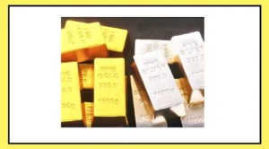 Gold jewellery and silver bars representing the recovery in precious metal prices in India