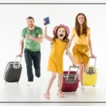 Indian travellers checking foreign currency exchange rates before an overseas holiday