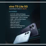 Vivo T5 Lite 5G and Vivo T5 Pro 5G smartphones