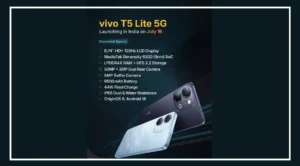Vivo T5 Lite 5G and Vivo T5 Pro 5G smartphones